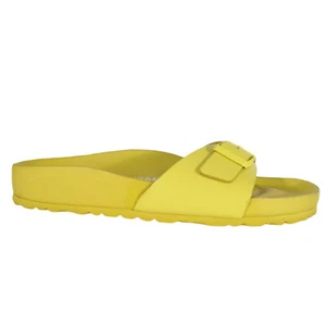 Sandalias para mujer BIRKENSTOCK 1774 Madrid totalmente amarillas 37/6 - Hechas en ALEMANIA - Imagen 1 de 10