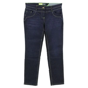 CECIL Damen Jeans Hose SCARLETT Tapered Loose blue rinsed blau 28255 - Picture 1 of 2