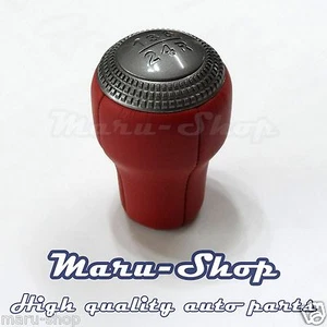 Palanca de palanca de cambios MT 5 velocidades de cuero rojo para Hyundai Tucson 05~09 - Imagen 1 de 1