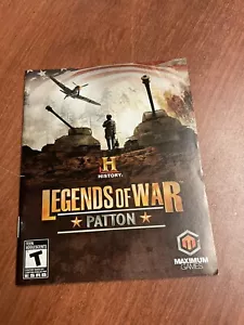 Legends of War Patton History Channel PS3 MANUAL ONLY - Picture 1 of 7
