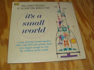VINYL RECORD LP DISNEYLAND WALT DISNEY NEW YORK WORLD'S FAIR IT'S A SMALL WORLD - Picture 1 of 6