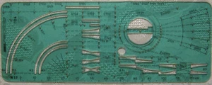 ARNOLD Rapido Gleisplan Zeichenschablone 0024 Spur N - Bild 1 von 1