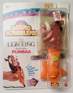 Sound Scribblers Disney's The Lion King PUMBAA Crayon Holder NEW Sealed Mattel - Picture 1 of 4