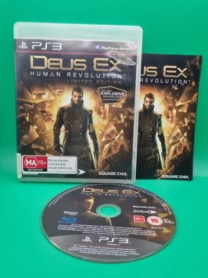 Deus Ex: Human Revolution - Sony PS3 PlayStation 3 Complete W Manual - VGC - Image 1 of 3