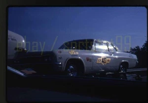 Chevrolet Semi Hemi 427 auf Anhänger - 1969 Drag Racing - Vintage Race Slide - Bild 1 von 3