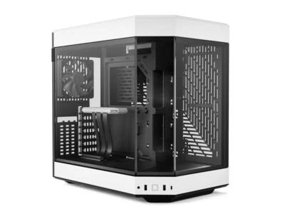 HYTE Y60 Modern Aesthetic Dual Chamber Panoramic Tempered Glass Mid-Tower ATX Co - Image 1 of 4