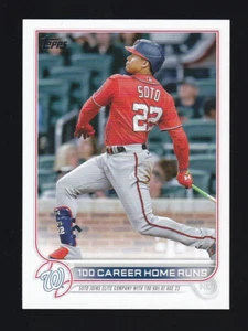 Serie de actualización Topps 2022 #US68 JUAN SOTO SH CL 100 lista de verificación de jonrones profesionales - Imagen 1 de 2