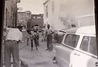 Vintage African American Photo 4x5 Negative Image Street View
