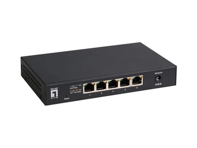 LevelOne GEU-0525 switch di rete Non gestito 2.5G Ethernet (100/1000/2500) Nero - Immagine 1 di 4