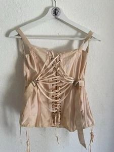 1950s Girdle Corset - XL - Vintage Corset XL - Tan - Picture 1 of 9