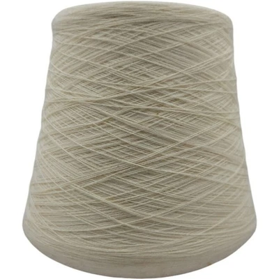 Vintage Phoenix Dye Works 2/20 Natelle Civona Yarn Cone Ivory 24 Lot 541431 - Image 1 of 4
