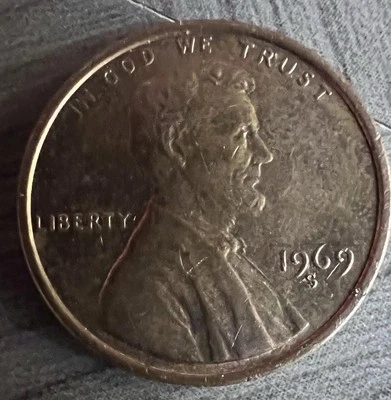 Error Alert !!!! 1969 S Penny DDO/DATE / LIBERTY /IN - Image 1 of 4