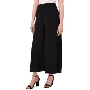 Sam & Jess Womens Black Smocked Ankle Pants XS BHFO 0896 - Picture 1 of 1