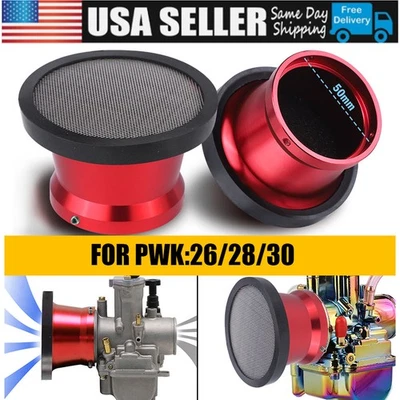 Filtro de ar carburador para motocicleta PWK 21/24/26/28/30 buzina copo pilhas de velocidade - Imagem 1 de 4