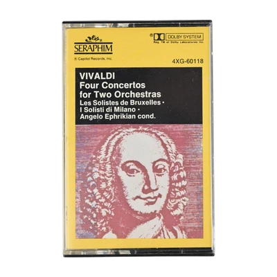 SUPER RARE Seraphim Cassette Vivaldi Four Concertos for Two Orchestras 4XG‑60118 - Image 1 of 3
