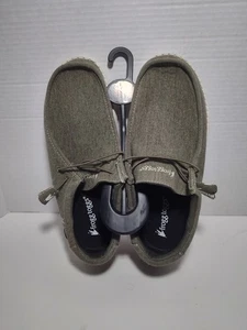 Frogg Toggs Men’s Casual Loafer Shoes Size 9 Lightweight Slip On – New - Olive - Picture 1 of 11