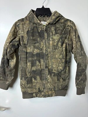 MAGELLAN Outdoors REAL TREE Timber Camouflage Jacket-Youth Kids Medium - Image 1 of 4