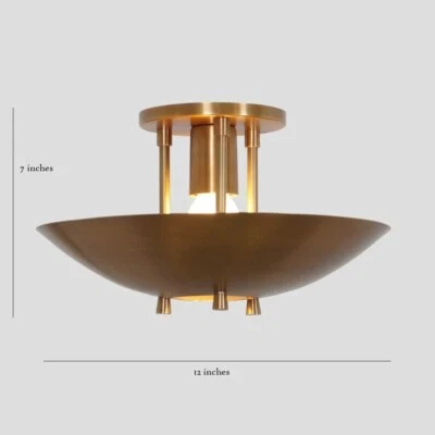 1950's Mid Century Modern 2 Pendant light Italian Sputnik Fixture Ceiling Lights - Image 1 of 4