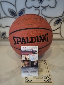 Shaquille O'Neal signierter Vintage Magic #32 NBA Basketball mit JSA + Anzeigetafel COA HTF - Bild 1 von 6