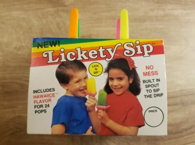 Vintage 1991 LICKETY SIP Ice Pop Popsicle Maker. Never Used. - Image 1 of 4