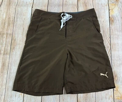 Pantalones Cortos de Natación Para Hombres Y2K Puma Marrón Talla XL Foto 1 de 4