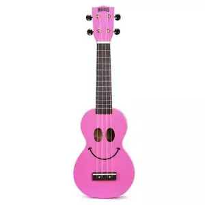 Mahalo U Smile Soprano Ukulele Pink - Picture 1 of 1