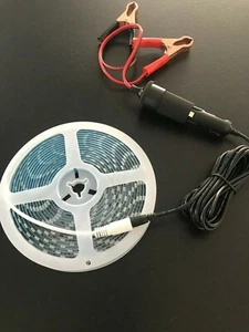 12V LED Light Strip for Shed Outbuilding, Stables 5M 16.3ft with battery clips - Picture 1 of 9