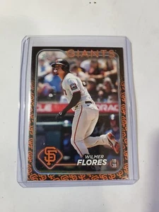 2024 Wilmer Flores Topps Teamlogo parallel SAN FRANCISCO GIANTS SSP - Bild 1 von 2