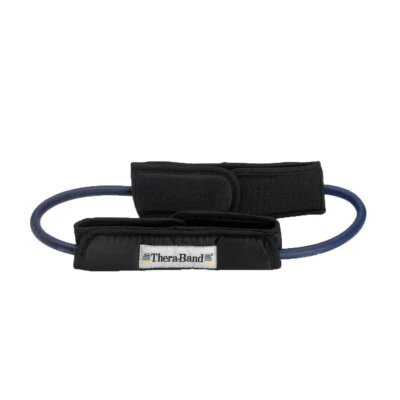 Tubos de resistência THERABAND, látex profissional elástico azul - extrapesado  - Imagem 1 de 4