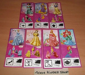 KINDER FT 139 140 141 142 143 144 145 DISNEY PRINCESSES - BPZ SET NEUTRAL - Photo 1/1