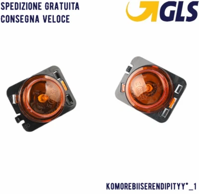 COPPIA FRECCE LED LATERALE PARAFANGHI 55078144AA PER JEEP WRANGLER JK 2007-2017 - Immagine 1 di 4