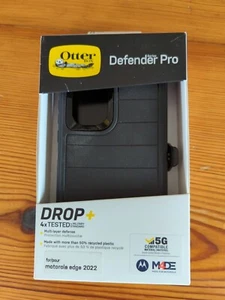 G7. OtterBox Defender Pro Series Holster Case for Motorola Edge (2022) Black - Photo 1 sur 3
