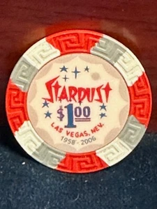 👀 Rare Vintage STARDUST $1 Casino Chip Las Vegas 👀 - Bild 1 von 2