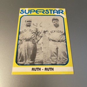 BABE RUTH BASEBALL CARD - PERFECT FOR THE YOUNG COLLECTOR