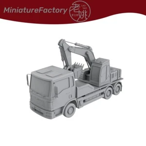 LaoYao 1/144 Freight Car Loading Truck Vehicle Diorama Factory Building - Picture 1 of 2