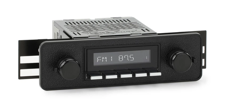 Radio Retro para Volkswagen Super Beetle 1971-80 BT AUX AM/FM LABC-M1-402-40-90VW1 Foto 1 de 4