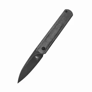 Kizer Feist(XL) EDC Knife Black Micarta Handle 154CM Steel Pocket Knife V4499C2 - Picture 1 of 7