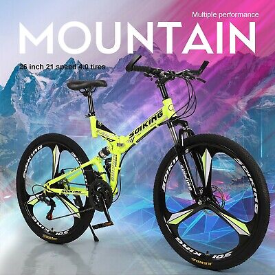 27.5in Mountain Bike Shimanos 21 Speed Bicycle Full Suspension Mens MTB Bikes US • 186.19$