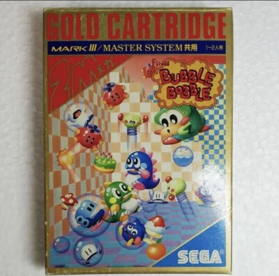 Final Bubble Bobble 1988 SEGA Mark III Master System Action Game NTSC-J Used - Image 1 of 4