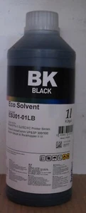 Eco Solvent black ESU01-01LB Roland Pro II SJ SC Mutoh Rockhopper II III INKTEC - Picture 1 of 1