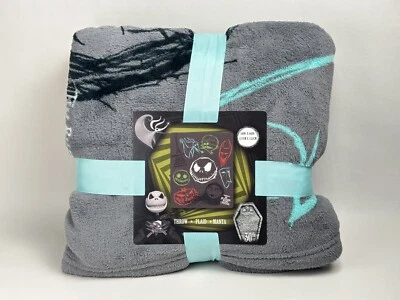 Disney Parks Nightmare Before Christmas Throw Blanket 30th Anniversary 50”x60” - Image 1 of 4