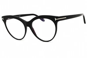 TOM FORD FT5827-B 001 Eyeglasses Shiny Black Frame 55mm - Picture 1 of 4