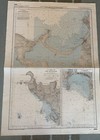 Original Antique St Martin Island -   St Barthelemy - Nautical Chart Map -