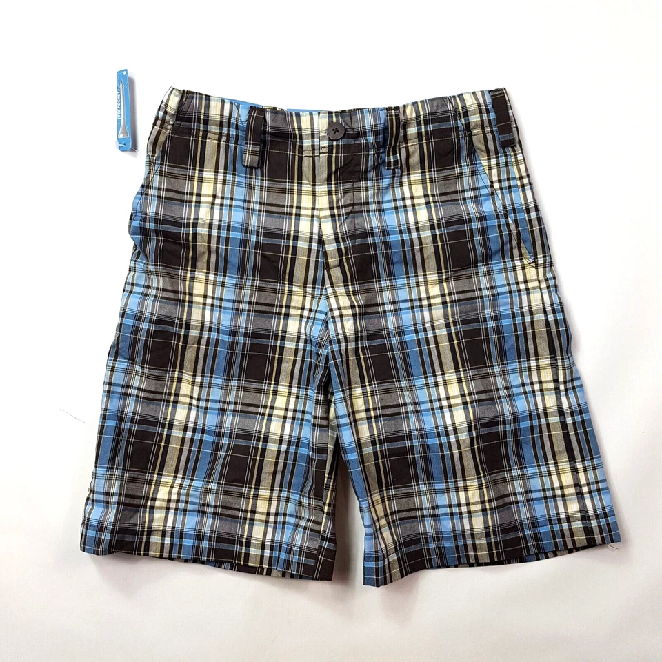 Chinos chinos de golf a cuadros Preppy para niños talla L 10 azules deportivos atléticos Foto 1 de 4