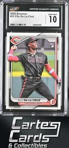 Elly De La Cruz 2024 Bowman #22 Cincinnati Reds RC Rookie CGC 10 - Picture 1 of 2