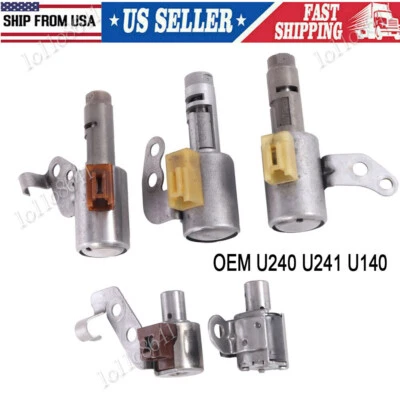 Kit de válvula solenoide de 5 velocidades U140 240 para Toyota RAV4 Camry Highlander 2001-2007 Foto 1 de 4