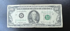 100 Dollar Bill ๐ต 1969 - Picture 1 of 2