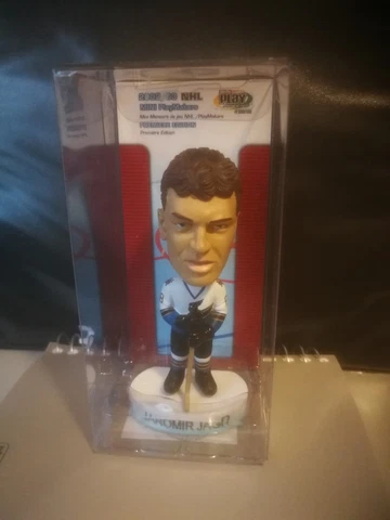 2002/03 NHL Jaromir Jagr Upper Deck Mini Play Makers Bobble Head Hockey Figure Cover