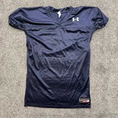 Youth XL YXL Under Armour Footall Jersey Heat Gear Dark Blue Mesh 1264119 Boys - Image 1 of 4