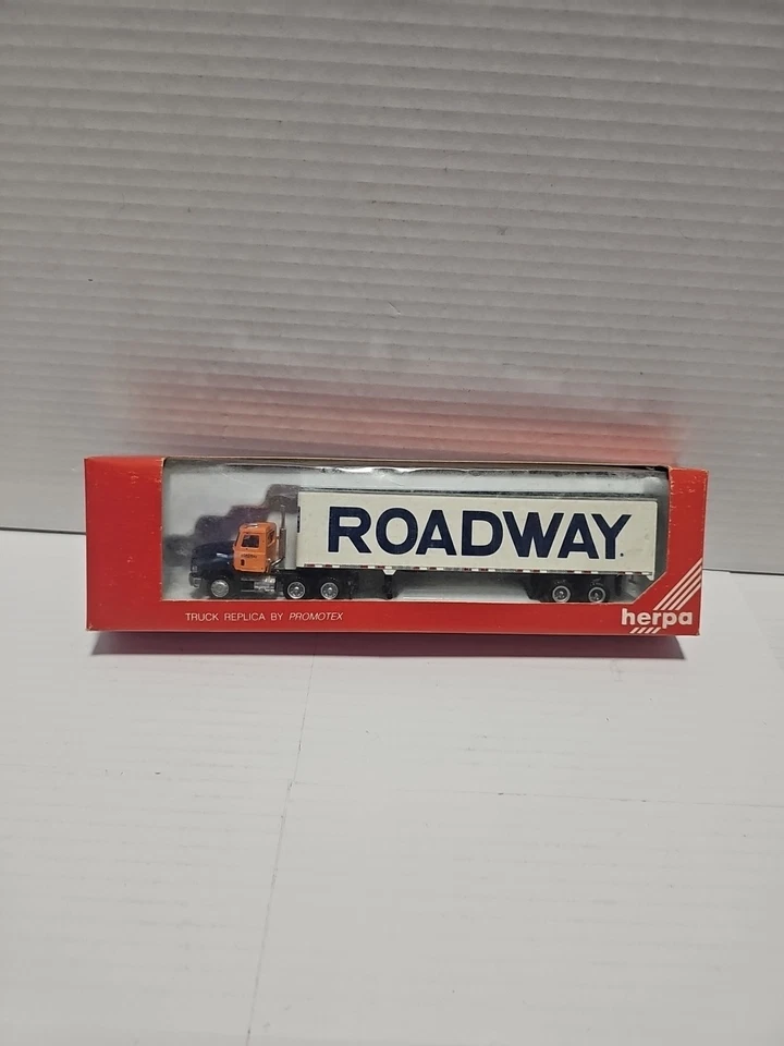 LE1741 PROMOTX HERPA 6190 Camion Ho 1:87 Mack Semi remorque Roadway Foto 1 de 1